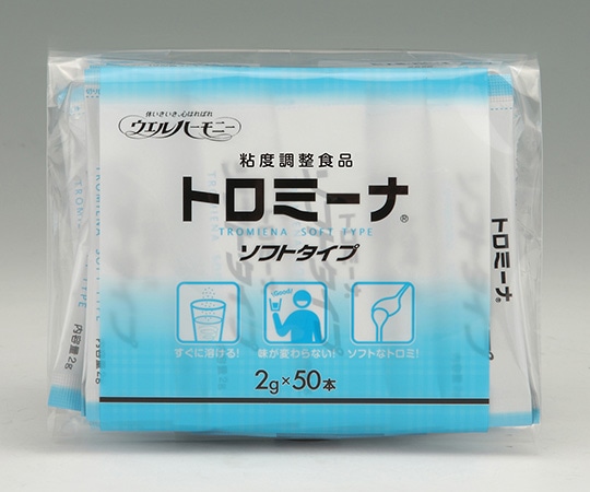 ウエルハーモニー 嚥下補助食品トロミーナ (粘度調整食品) ソフトタイプ (2g×50本入) ×10袋入 1箱※軽 (ご注文単位1箱) 【直送品】