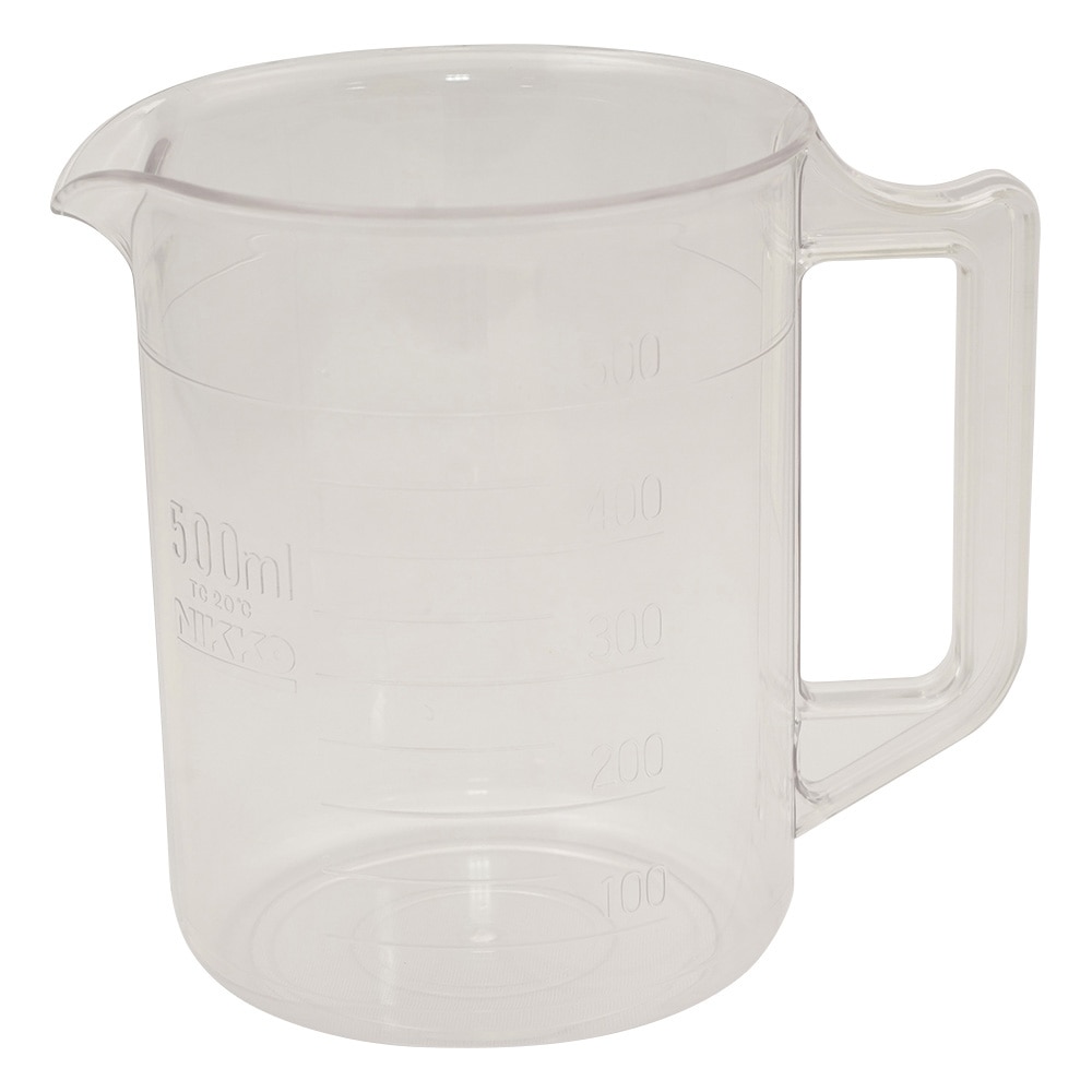 ニッコー・ハンセン PC計量カップ 500mL 1個3008-0500 1個 (ご注文単位1個) 【直送品】