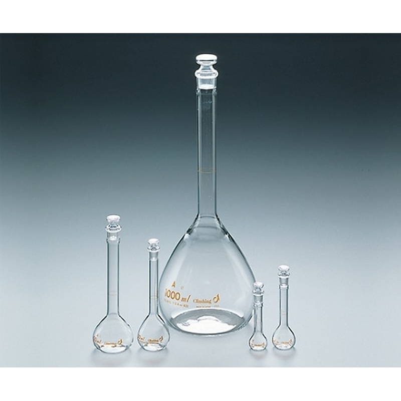 クライミング メスフラスコ 白 150CL2030-08 1個 (ご注文単位1個) 【直送品】