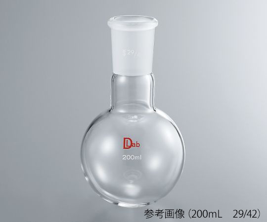 ラブディポット 共通摺合丸底フラスコ (硼珪酸ガラス-1) 100mL 15/25 1個 (ご注文単位1個) 【直送品】