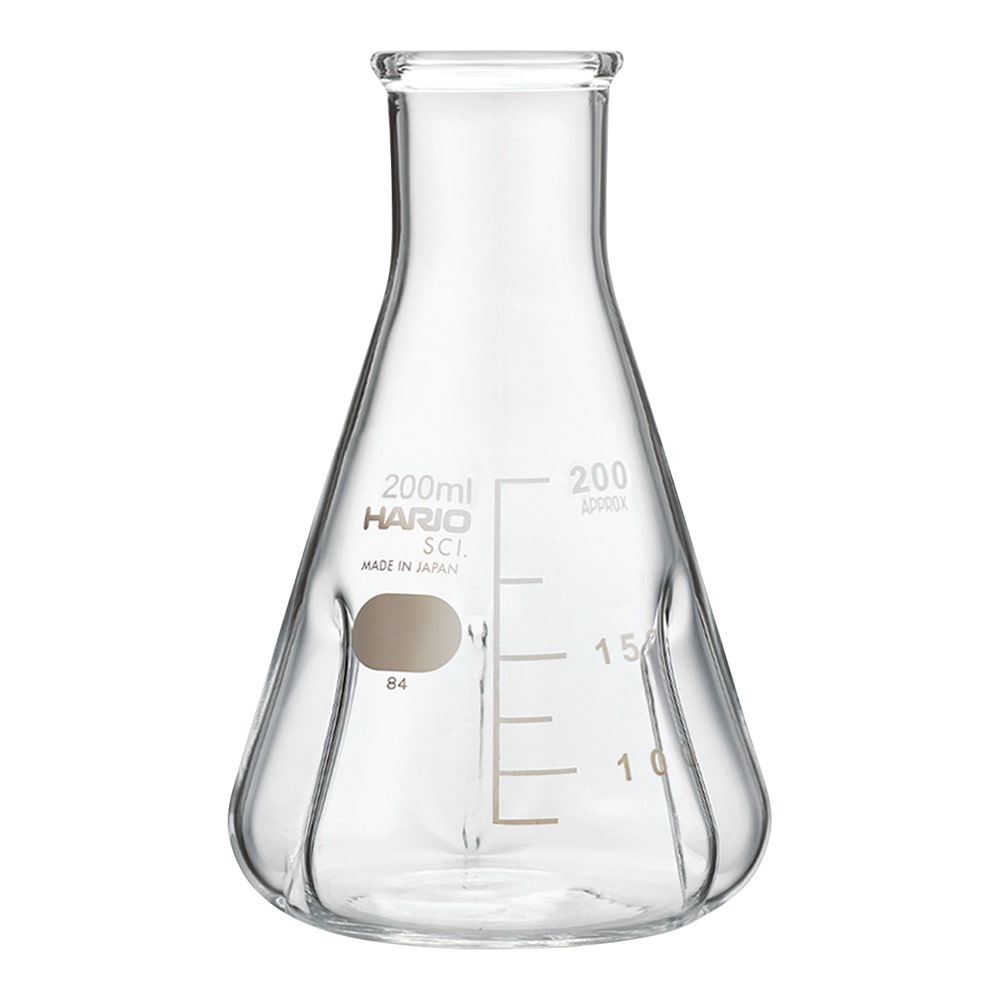 HARIO バッフル付き三角フラスコ 200mLBSF-200-SCI 1個 (ご注文単位1個) 【直送品】