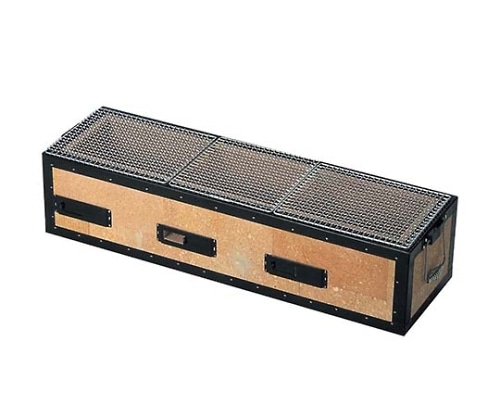 鍵主工業 炭用バーベキューコンロ BQ8T号 (6~12人用) 6559600 1個 (ご注文単位1個) 【直送品】