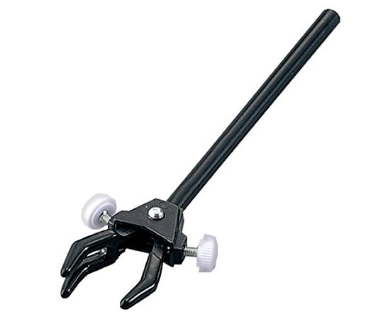 アズワン カラー両開きクランプ 極小 黒 1個 (ご注文単位1個) 【直送品】