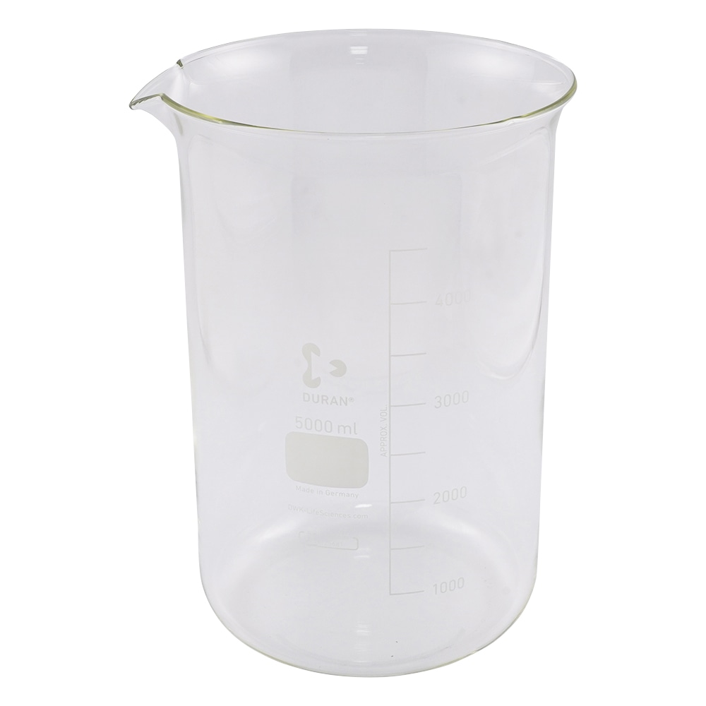 SCHOTT/DURAN ビーカー 5000mL211067306 1個 (ご注文単位1個) 【直送品】