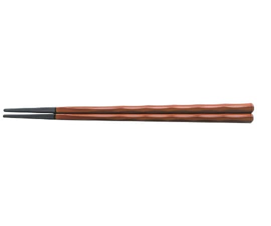 福井クラフト PBT樹脂塗箸 六角立荒彫 22.5cm 春慶0442050 1個 (ご注文単位1個) 【直送品】