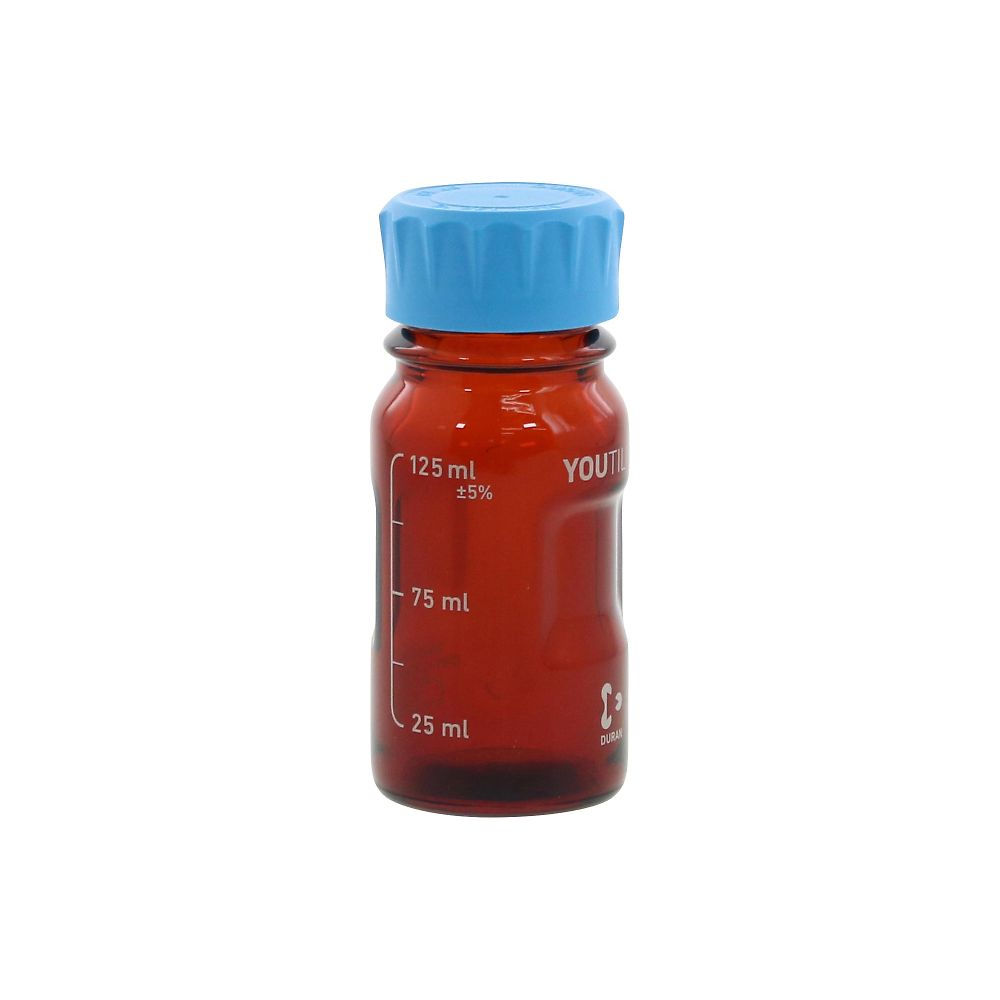 DWK Life Sciences ユーティリティねじ口びん 茶 125mL017320-125A 1個 (ご注文単位1個) 【直送品】