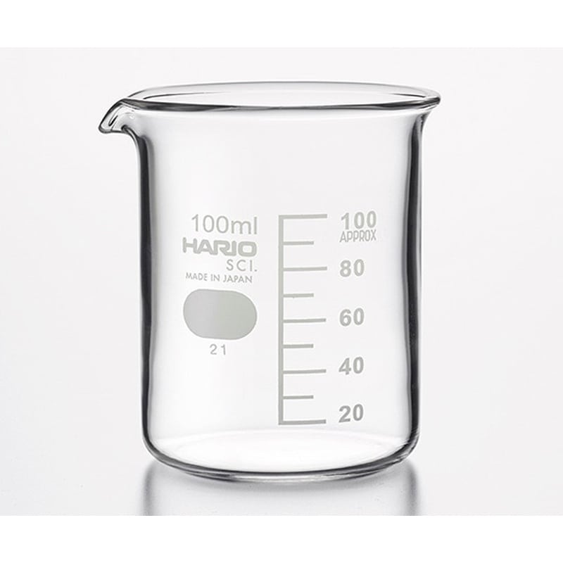 HARIO ビーカー 100mL 36個入B-100 SCI 1箱 (ご注文単位1箱) 【直送品】