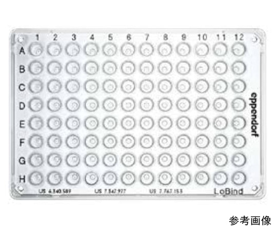 エッペンドルフ ツインテクPCRプレート96LoBind セミ-スカート, カラーレス 1式 (25枚入) 0030 129.504 1式 (ご注文単位1式) 【直送品】