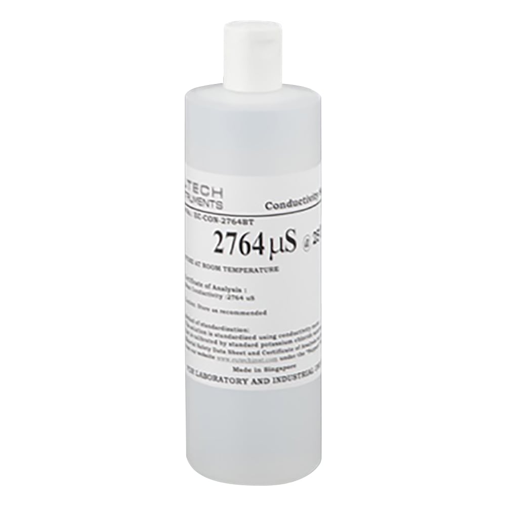 EUTECH ラコムテスター導電率計用校正液 2764μS/cm 480mLボトルECCON2764BT 1本 (ご注文単位1本) 【直送品】