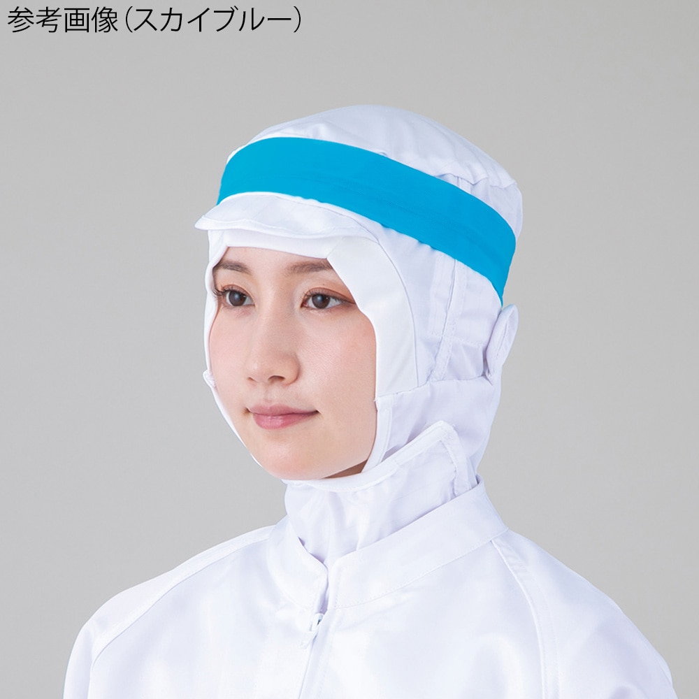 スギヤマ 認識表示カラーヘアバンド (面ファスナー型) グリーン 1枚 (ご注文単位1枚) 【直送品】