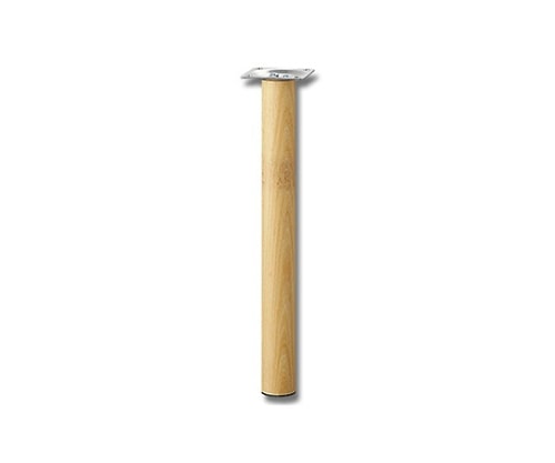 光 スマートレグ木製丸脚32.8×300mmシルバーKSW-3330 1個 (ご注文単位1個) 【直送品】