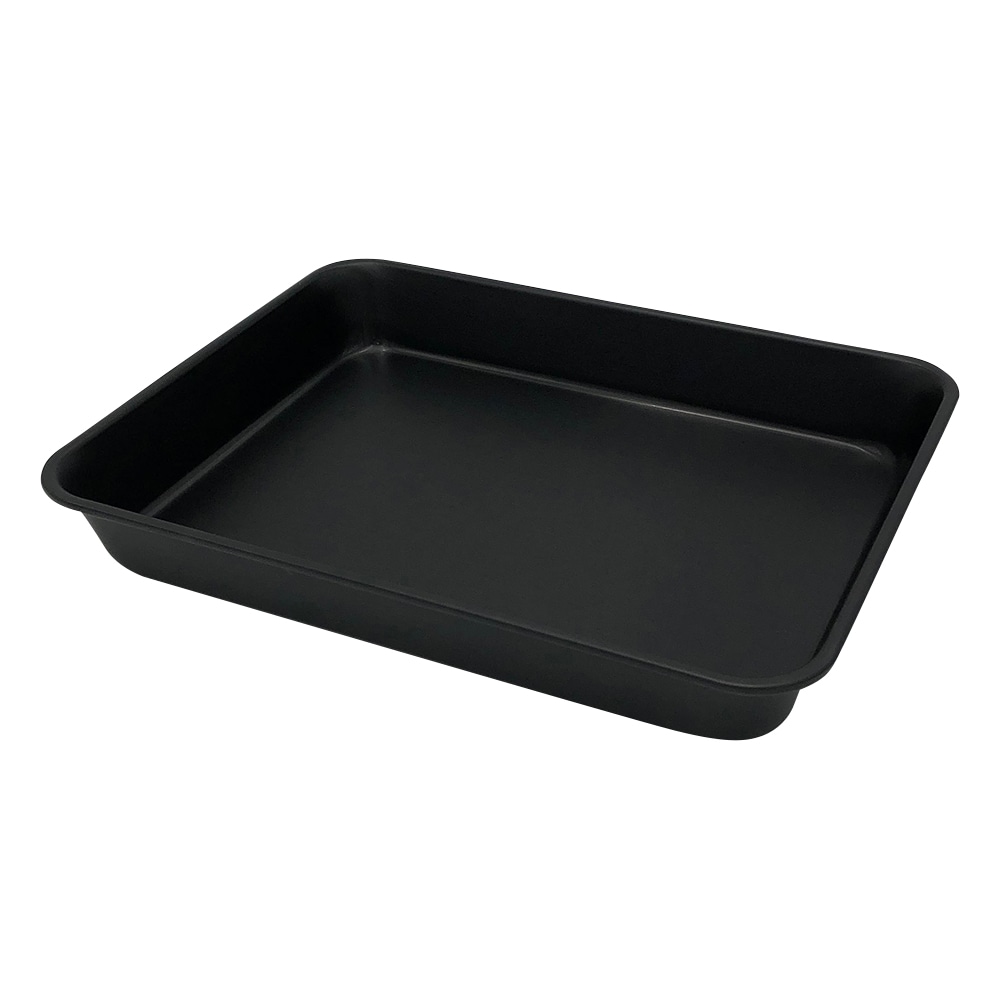 アズワン ブラック角バット (酸化発色加工) 15枚取浅型 1個 (ご注文単位1個) 【直送品】