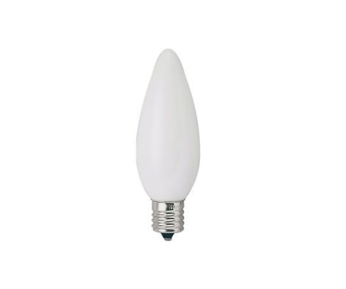 ヤザワコーポレーション シャンデリア球 25W ホワイト E14C321425W 1個 (ご注文単位1個) 【直送品】