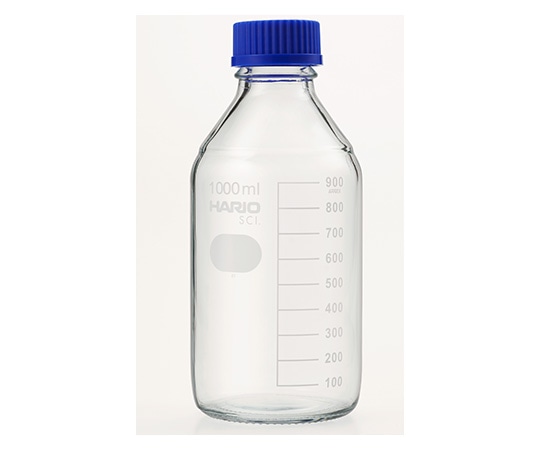 HARIO 耐熱ねじ口瓶 (液切リング付) GL-45 1000mL 10本入NBO-1L-SCI 1箱 (ご注文単位1箱) 【直送品】