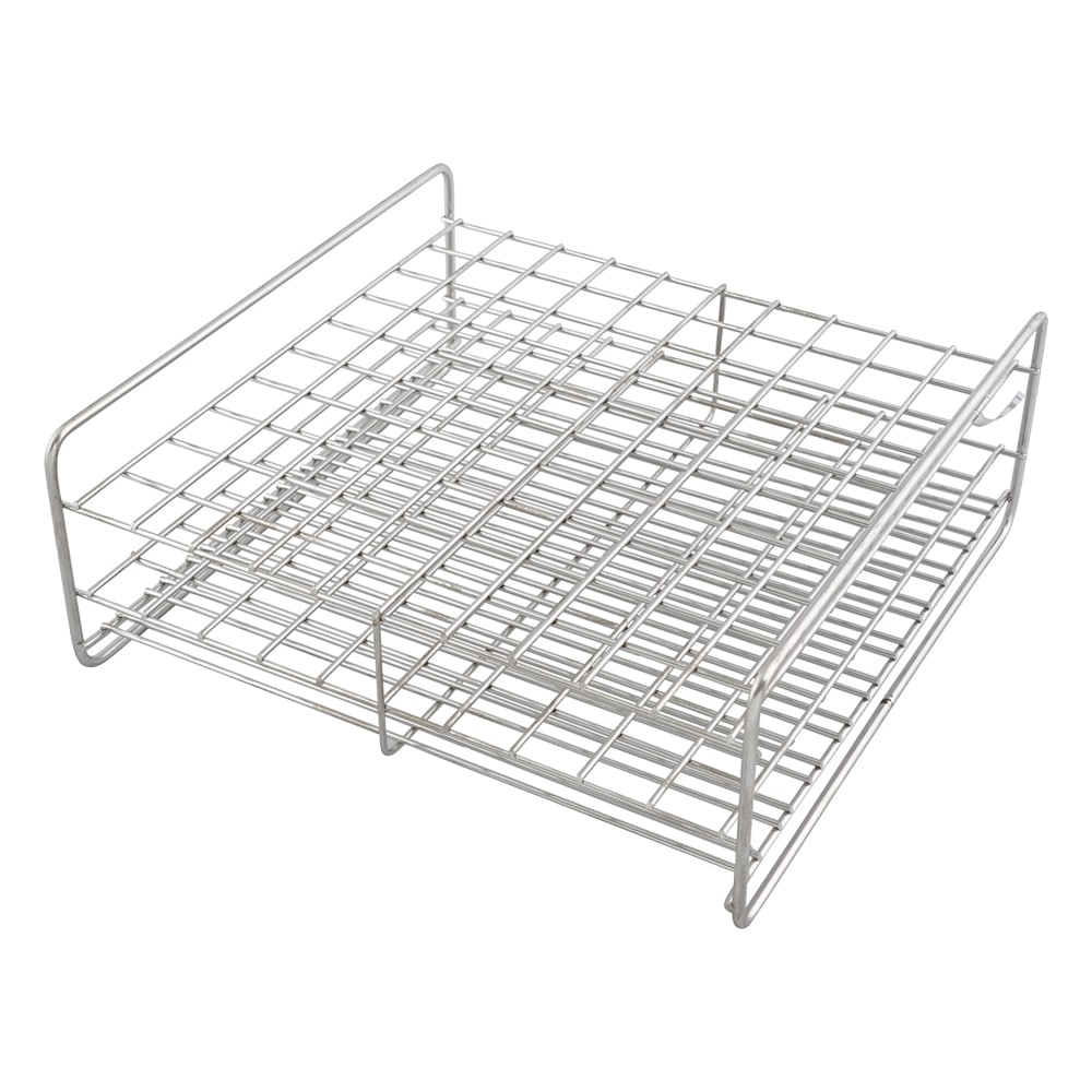 サンポー ステンレス試験管立 配列：10×10 サイズ：□20mm18‐100L 1台 (ご注文単位1台) 【直送品】