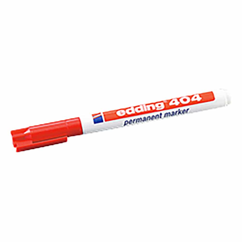 アズワン ラボペン edding 0.75mm 極細 赤4-404002 1本 (ご注文単位1本) 【直送品】