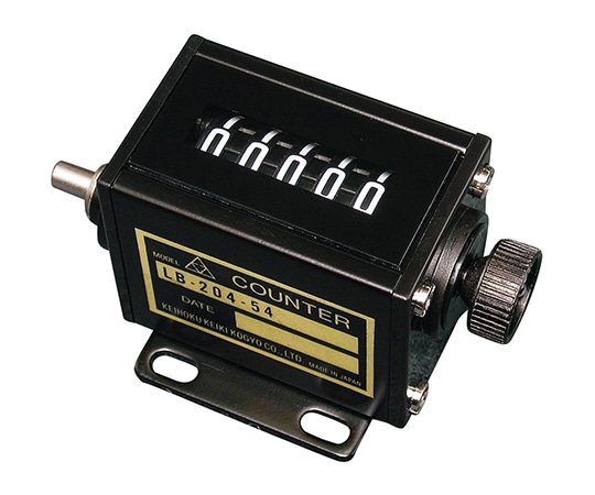 京北計器工業 レボリューションカウンター 63.4×36.6×31.7mm 回転軸左LB204-54 1台 (ご注文単位1台) 【直送品】