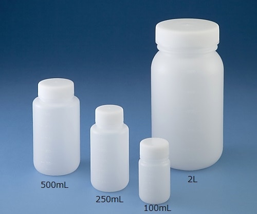 ニッコー・ハンセン Jボトル丸型 広口 (ナチュラル) 2L 滅菌済 36本 1513-06 1ケース (ご注文単位1ケース) 【直送品】