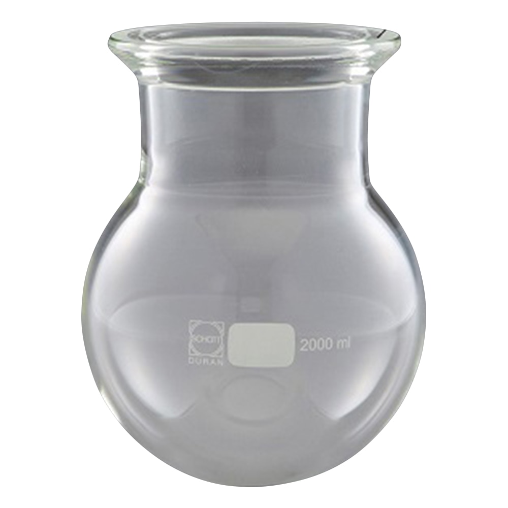SCHOTT/DURAN セパラブルフラスコ 丸形 (DURAN (R) ) 2000mL243956303 1個 (ご注文単位1個) 【直送品】