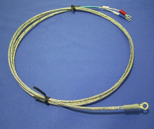 ジャスト 丸端子付K熱電対 M4TSKMM4 1個 (ご注文単位1個) 【直送品】