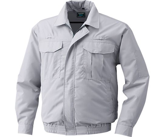 空調服 綿薄手フルハーネス仕様 ウエアのみ シルバー LKU9055FC06S3 1着 (ご注文単位1着) 【直送品】