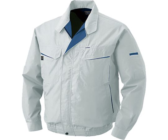 空調服 綿・ポリ混紡ワークウェアのみ シルバー LKU90470C06S3 1着 (ご注文単位1着) 【直送品】