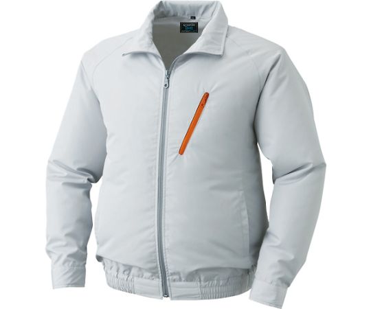 空調服 ポリエステル製 ウェアのみ シルバー LLKU90510C06S4 1着 (ご注文単位1着) 【直送品】