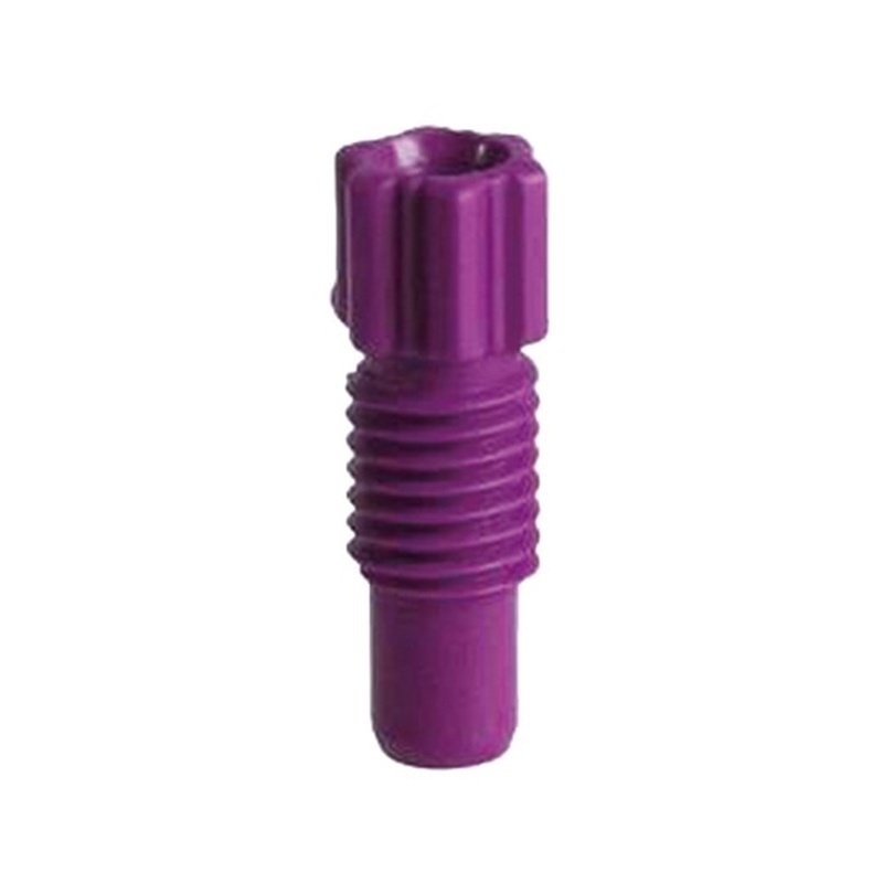 アズワン 安全キャップ/安全廃液キャップ用交換用フィッテング (紫色) φ2.3mm 5個入107059 1袋 (ご注文単位1袋) 【直送品】