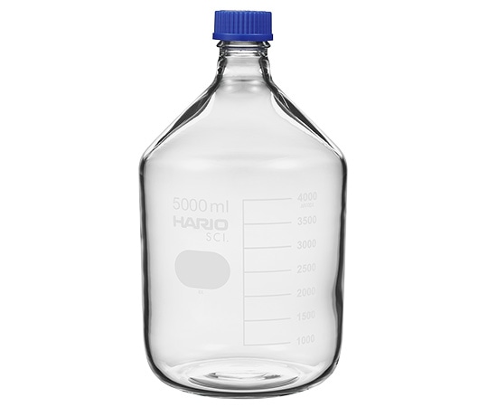 HARIO 耐熱ねじ口瓶 (液切リング付) GL-45 5000mLNBO-5L-SCI 1本 (ご注文単位1本) 【直送品】