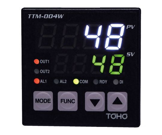 東邦電子 デジタル温度調節計TTM-004W-I-A 1個 (ご注文単位1個) 【直送品】