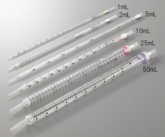 アズワン ビオラモディスポピペット ピーリング小分包装 2mL 緑 500本 1箱 (ご注文単位1箱) 【直送品】
