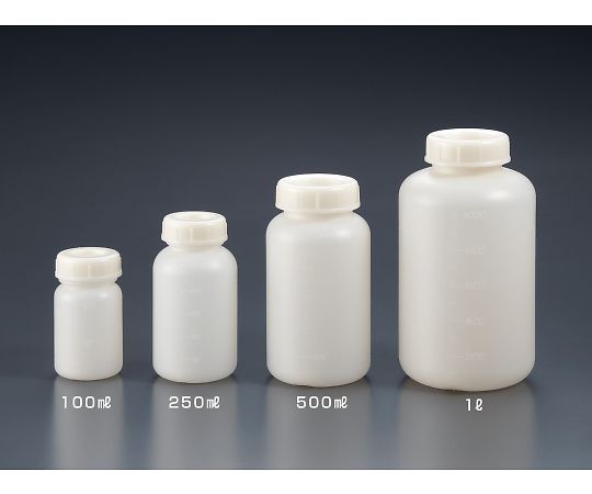 サンプラテック サンプラ 帯電防止PEボトル広口 100mL25005 1本 (ご注文単位1本) 【直送品】