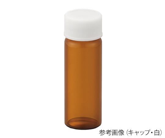 日電理化硝子 ねじ口瓶 (茶) +メラミンキャップ (白) +フッ素PTFE/シリコンパッキン 組合せセット 100組入 S-5250219 1箱 (ご注文単位1箱) 【直送品】