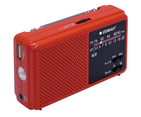 太知ホールディングス スマートフォン対応備蓄ラジオECO-5 1個 (ご注文単位1個) 【直送品】