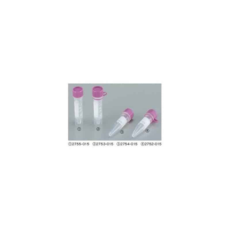 AGCテクノグラス・IWAKI スクリューキャップ マイクロチューブ (リップ、自立) 1.5mL 500個2755-015 1箱 (ご注文単位1箱) 【直送品】
