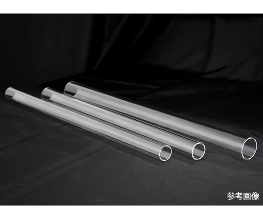旭製作所 石英炉心管 φ30×φ24×500mm 1本 (ご注文単位1本) 【直送品】