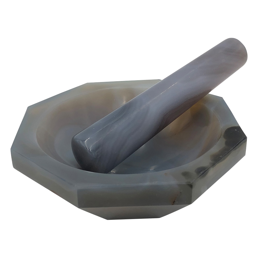 アズワン メノー乳鉢 (浅型) φ110×φ130×33mm 乳棒付き 1個 (ご注文単位1個) 【直送品】