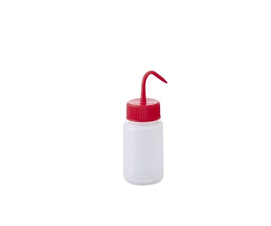 アズワン 洗浄瓶カラフルバリエ広口 レッド 250mL 1本 (ご注文単位1本) 【直送品】