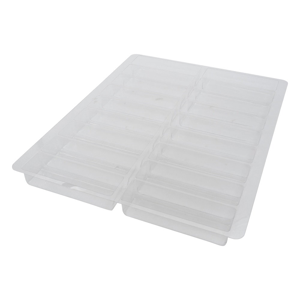 アズワン コンテナ用トレイ 331×262×25mm ポケット数 18 1セット (10枚入) KSS-18 1セット (ご注文単位1セット) 【直送品】