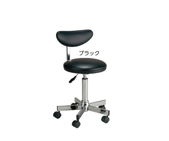 アズワン マルチチェア［背付き］ 1脚 (ご注文単位1脚) 【直送品】