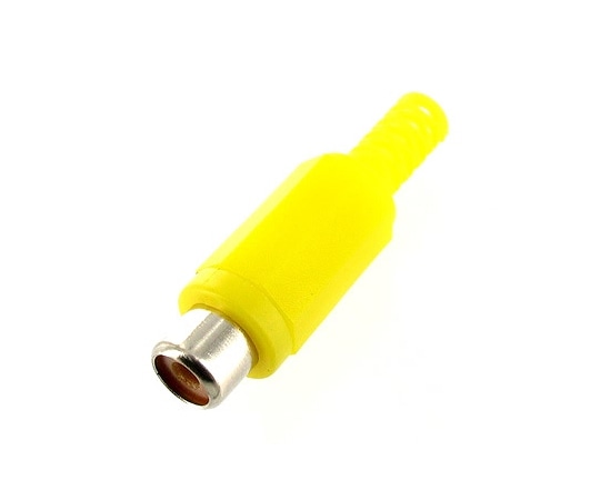 Linkman RCAプラグ 黄 5Φ線WTN20F61991Y 1個 (ご注文単位1個) 【直送品】