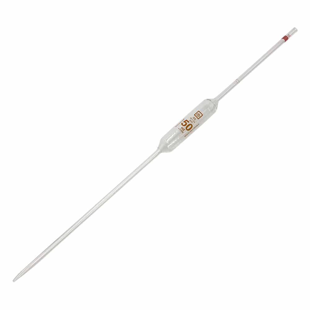 アズワン ホールピペット 50mL 1本 (ご注文単位1本) 【直送品】