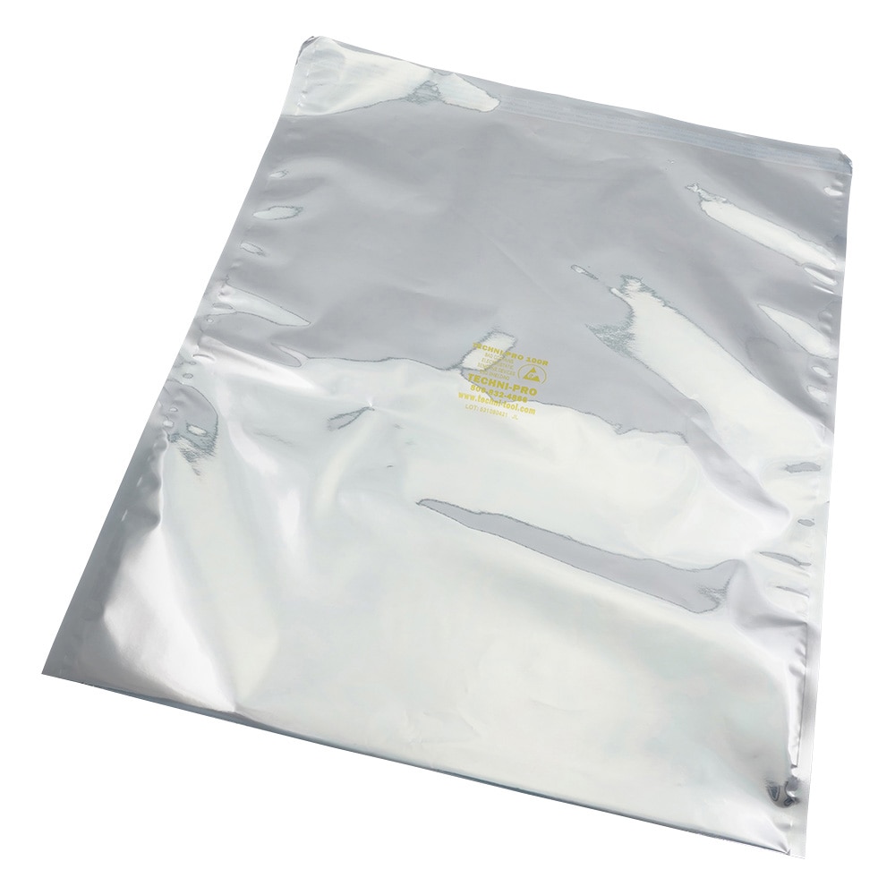 アズワン ESDシールドバッグ シールドバッグ 接着シール付き 380×450×0.076 1箱 (100枚入) 758ST0061 1箱 (ご注文単位1箱) 【直送品】