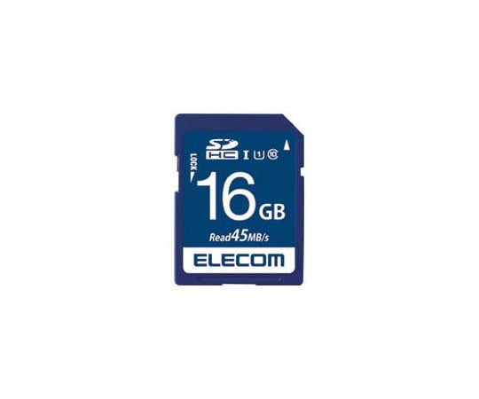 エレコム SDHCメモリカード 16GBMF-FS016GU11R 1枚 (ご注文単位1枚) 【直送品】