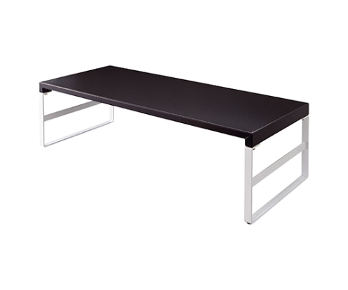 LIHITLAB 机上台<幅590mm・ハイタイプ> 24黒A7333-24 1個 (ご注文単位1個) 【直送品】