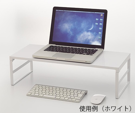 LIHITLAB 机上台<幅590mm・ハイタイプ> 24黒A7333-24 1個 (ご注文単位1個) 【直送品】