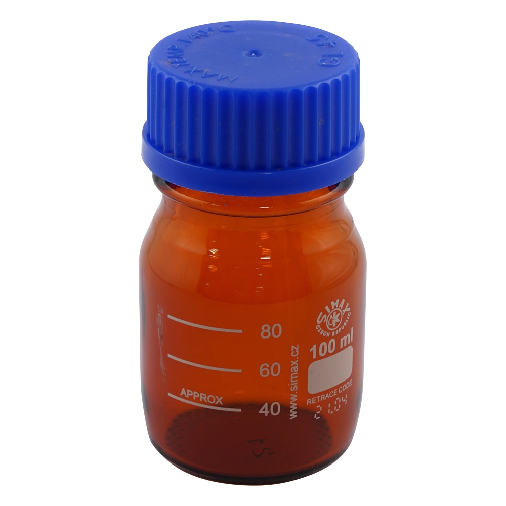 SIMAX ネジ口メディウム瓶 (遮光) 100mL2070H/100 1個 (ご注文単位1個) 【直送品】