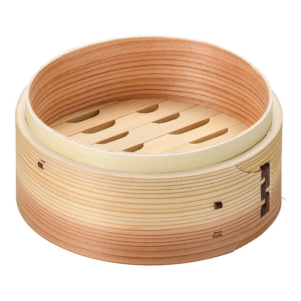 TKG 杉製 ミニ中華セイロ 15cm 蓋 1個 (ご注文単位1個) 【直送品】