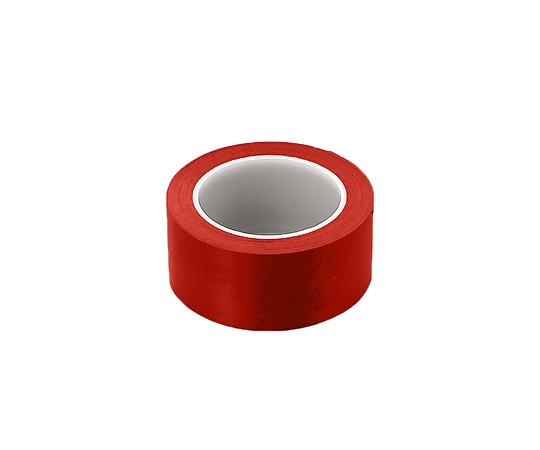 アズワン ラインテープ クリーンパック済 赤 25mm×33m 1巻 (ご注文単位1巻) 【直送品】