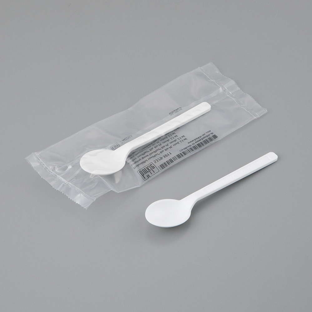 アズワン エコロジースプーン 未滅菌 2.5mL 1箱 (1本×100袋入) 5379-0011 1箱 (ご注文単位1箱) 【直送品】